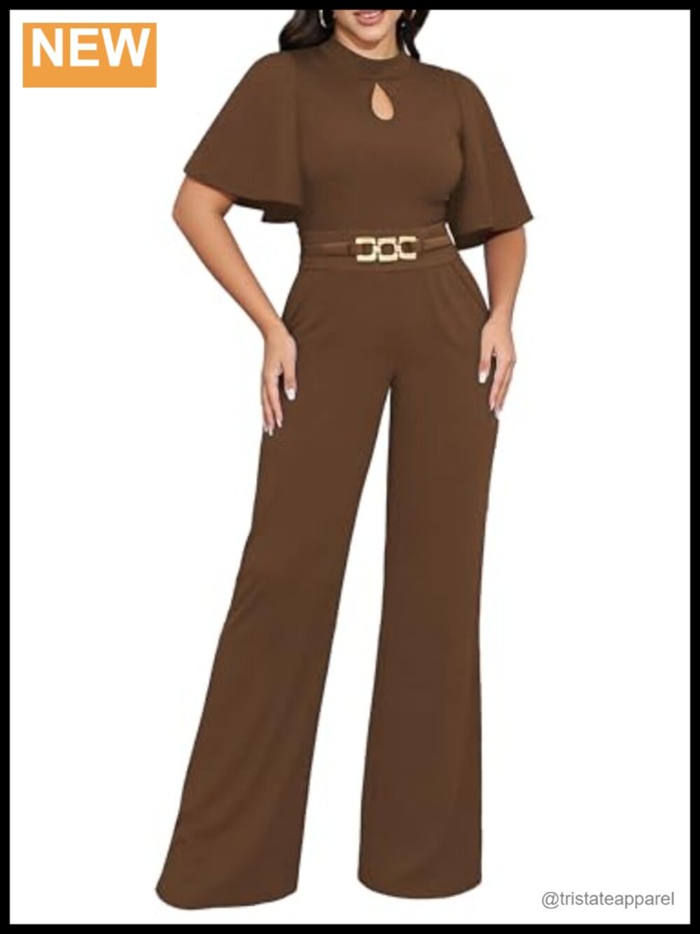 Yiershu Womens Casual Loose Ruffles Short Sleeve Jumpsuit